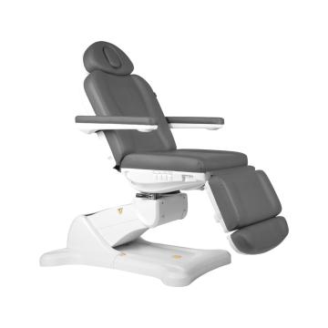 Lit de beauté chauffant rotatif BEAUTEK Wolke - Rotation à 240° - Gris