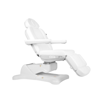 Lit de beauté chauffant rotatif BEAUTEK Wolke - Rotation à 240° - Blanc