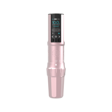 Machine à tatouer PMU Microbeau E.L.B à frappe réglable - Blush Pink