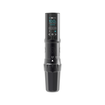 Machine à tatouer PMU Microbeau E.L.B à frappe réglable - Matte Black