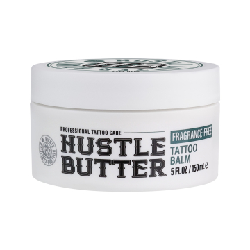 Hustle Butter Deluxe® Pot Soin Tatouage Bio Sans Parfum 150ml (5oz)