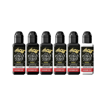 Set d'ombrage Kuro Sumi Imperial - Greywash 6 x 44 ml