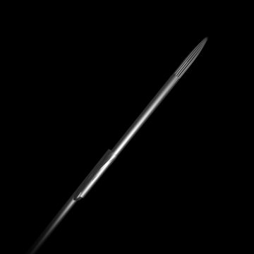 Boite de 25 Aiguilles pour Tatouage en Acier Inoxydable Stériles Killer Ink Bug Pin (0,25mm) Rondes pour Traçage