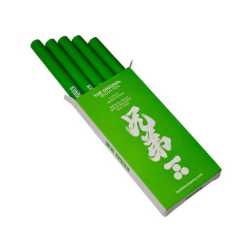 Pack de 5 stylos pinceaux Kyodai pointe ferme - Midori Green