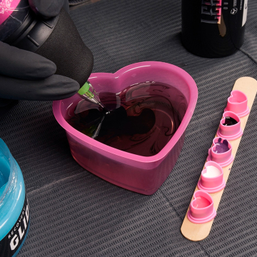 Gobelets de Rinçage en Forme de Cœur Saferly Rose - 150 ml