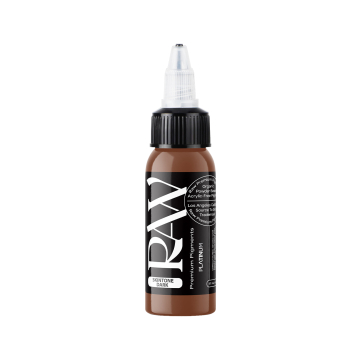 Encre de tatouage Raw Pigments Platinum - Skintone Dark - 30 ml