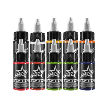 Encre UNISTAR Colours™ - Kit Top Basic 10 x 30 ml
