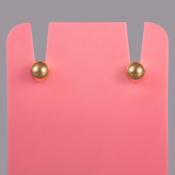 Mini boucles d'oreilles Studex pour piercing plaquées or - Boules classiques