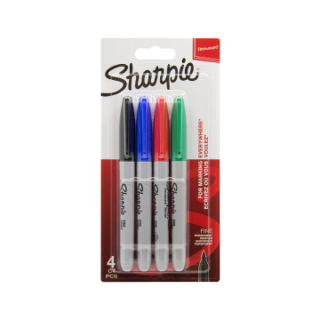 Assortiment de 4 Marqueurs à Pointe Fine Sharpie