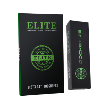 Imprimante thermique USB Elite Pocket S6 et boîte de 100 feuilles de papier transfert thermique Elite ( 21,59 x 35,56cm)