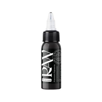 Encre de tatouage Raw Premium Pigments - Lining & Shading Black 30ml
