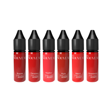 Pro Nouveau Pigments - Set Collection Lèvres 6x 15ml