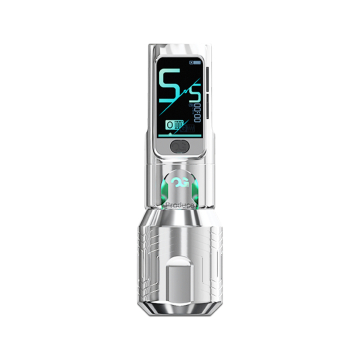 Pen de Tatouage Sans Fil OG FURY II - Argent - Frappe de 4,2mm