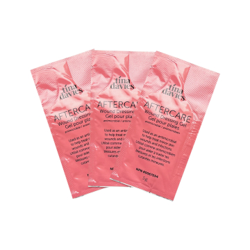Pack de 10 sachets individuels de gel après-soin cicatrisant Tina Davies (5g)
