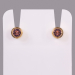 Boucles d'oreilles standard Studex pour piercing plaquées or - Juin/Alexandrite