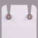 Boucles d'oreilles standard Studex pour piercing en acier inoxydable - April Crystal