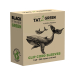 Tat2Green - Rouleau de Gaines de Protection pour Clip Cord Noirs Non Découpé - 250m x 50mm