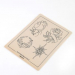 Peau d'Entrainement pour Tatouage - Motifs Fleurs et Astres (14,5 x 19,5cm)