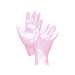 Boîte de 100 gants en nitrile rose Fancy de Uniglove