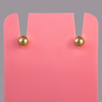 Mini boucles d'oreilles Studex pour piercing plaquées or - Boules classiques