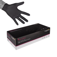 Boite de 100 gants Unigloves Select (nitrile) - Noir