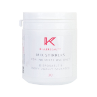 Pot de 30 Agitateurs en Plastique Stériles Killer Beauty