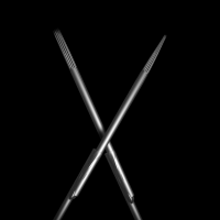 Boite Mixte de 25 Aiguilles pour Tatouage en Acier Inoxydable Stériles Killer Ink Bug Pin (0,25mm)