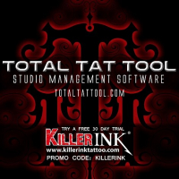 Total Tat Tool - Logiciel de Gestion pour Salon de Tatouage (14 Jours d'Essai)