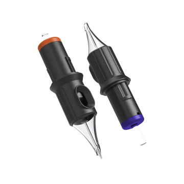 Boîte de 20 Cartouches Ghost Black - Round Liner Medium Taper