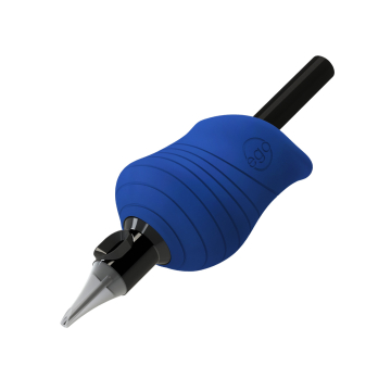 Boite de 15 Ensembles Jetables Tube / Manchon EGO BIOHAWK pour Cartouches - BLEU