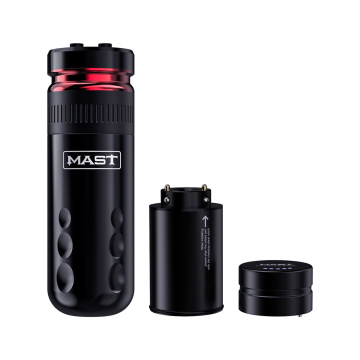 Machine Pen sans fil Dragonhawk Mast Racer avec batterie supplémentaire - Noir - frappe de 4,0 mm