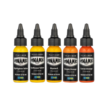 Encre Dynamic Platinum - Fire Set 5x 30 ml