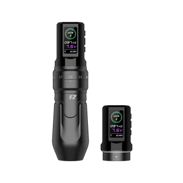 EZ P3 Pro Wireless Tattoo Pen with Additional Battery - Noir mat