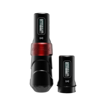 FK Irons Flux Max avec 2x PowerBolt II - Frappe de 4,0 mm - Rouge/Noir Yomico