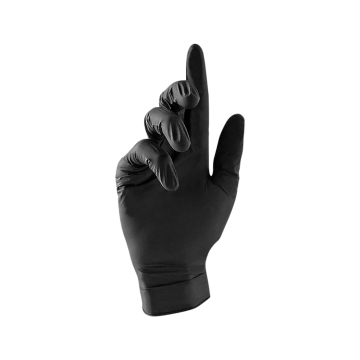 Boîte de 100 - Gants en nitrile noirs Unigloves Unicare