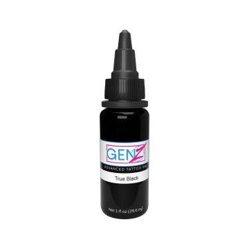 Intenze Gen-Z True Black - Encre de tatouage noire 30 ml (1 oz)
