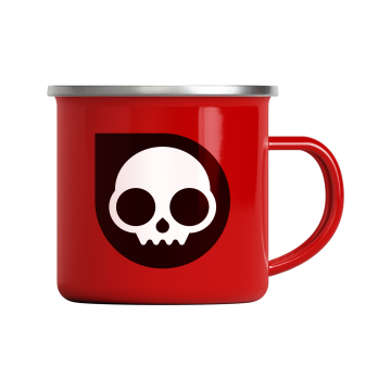 Killer Ink - Sid the Skull Mug de Voyage en Émail