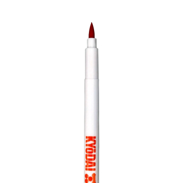 Pack de 5 stylos pinceaux à pointe souple Kyodai - Kyodai Vermillion