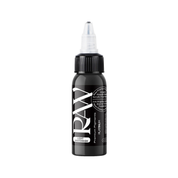 Encre de Tatouage Raw Pigments Platinum - Light Whitewash - 30 ml