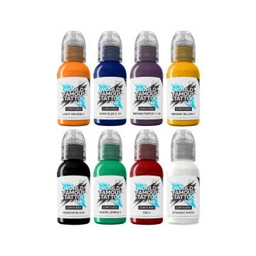 Encre World Famous Limitless - Primary Colours Set 1 - 8x 30 ml