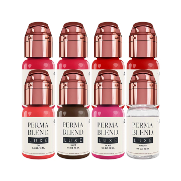 Encre PMU Perma Blend Luxe - Set Carla Ricciardone Enhance - 8x 15 ml