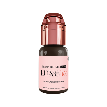 Encre de maquillage permanent Perma Blend Luxe Lite - Lite Blackish Brown 15ml