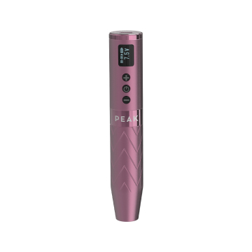 Peak Astra - Machine à tatouer de type stylo sans fil pour maquillage permanent avec stroke ajustable - Rose