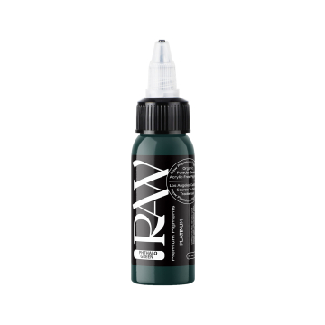 Encre de tatouage Raw Pigments Platinum - Phthalo Green - 30 ml