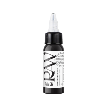 Encre de tatouage Raw Premium Pigments - Raven 30ml