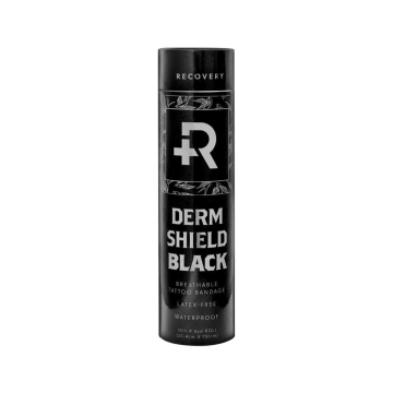 Recovery Derm Shield Film de Protection pour Tatouage - 25 cm x 7,3 m - Noir
