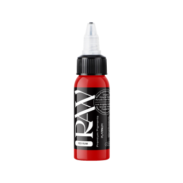 Encre de tatouage Raw Pigments Platinum - Red Rum - 30 ml