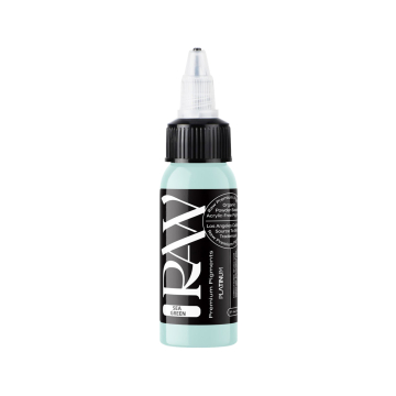 Encre de tatouage Raw Pigments Platinum - Sea Green - 30 ml
