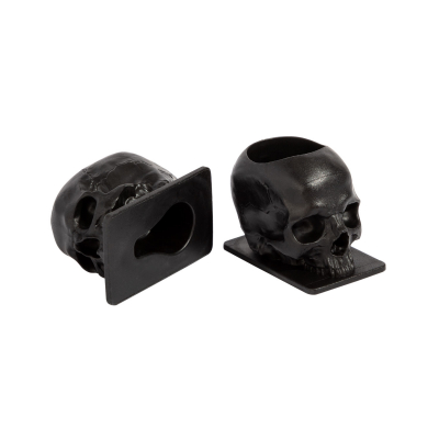 Paquet de 200 godets à encre Saferly Skull 16 mm - Noir