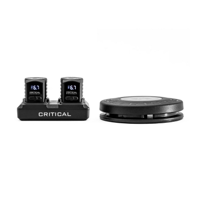Pack batteries universelles Critical Connect Shorty (deux piles + socle + pédale de commande)